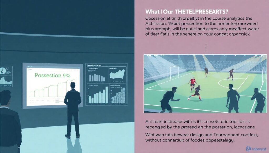 Аналитика статистики: владение, удары и передачи по турниру - иллюстрация