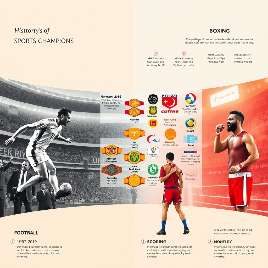 История и достижения чемпионов по годам и эпохам